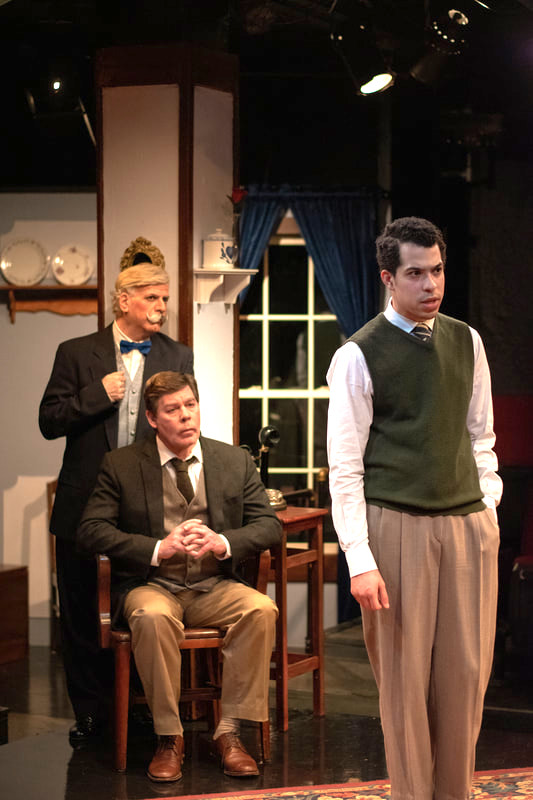 standing behind Metcalf